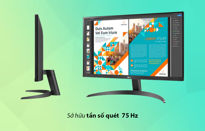Màn hình LG 24QP500-B.ATV 23.8″ (QHD (2K) 2560 x 1440/ IPS/ 75Hz/ 5 ms) - Ảnh 5
