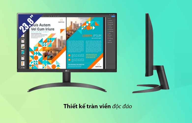 Màn hình LG 24QP500-B.ATV 23.8″ (QHD (2K) 2560 x 1440/ IPS/ 75Hz/ 5 ms) - Ảnh 2