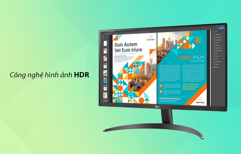 Màn hình LG 24QP500-B.ATV 23.8″ (QHD (2K) 2560 x 1440/ IPS/ 75Hz/ 5 ms) - Ảnh 3
