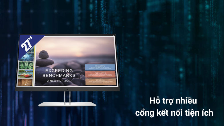 Màn hình HP E24t G4 9VH85AA 23.8″ (FHD 1920 x 1080/ IPS/ 60Hz/ 5 ms) - Ảnh 4