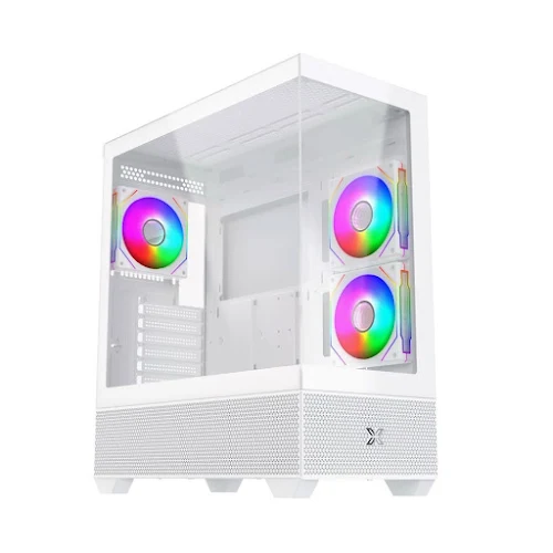 Thùng máy/ Case Xigmatek Alphard M Arctic 3GF (3 FAN RGB) – EN44113 (White)