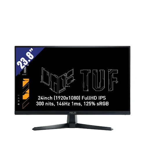 Màn hình Asus VG249QE5A 23.8 inch (FHD 1920 x 1080/ IPS/ 146Hz/ 1 ms)